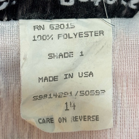 Gina Peters Floral Maxi Baby Pink Pastel Skirt Vintage Made In USA Size 14 Lined - Picture 7 of 7